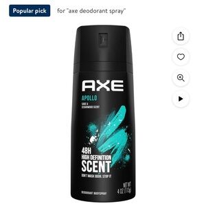 5 for $15 ✨ Axe Apollo Body Spray